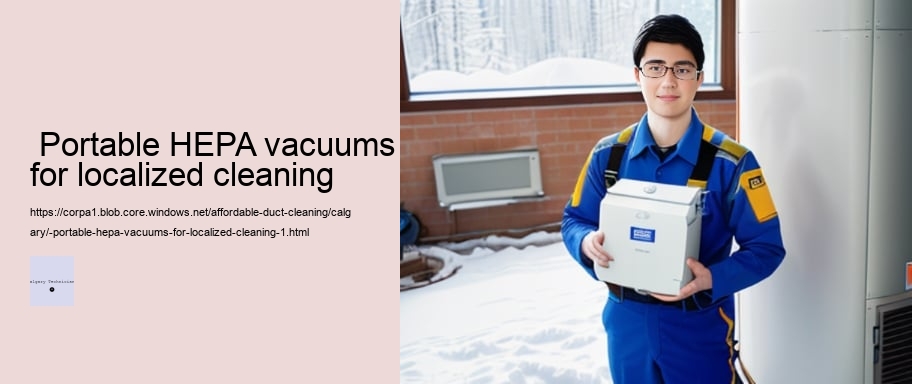  Portable HEPA vacuums for localized cleaning