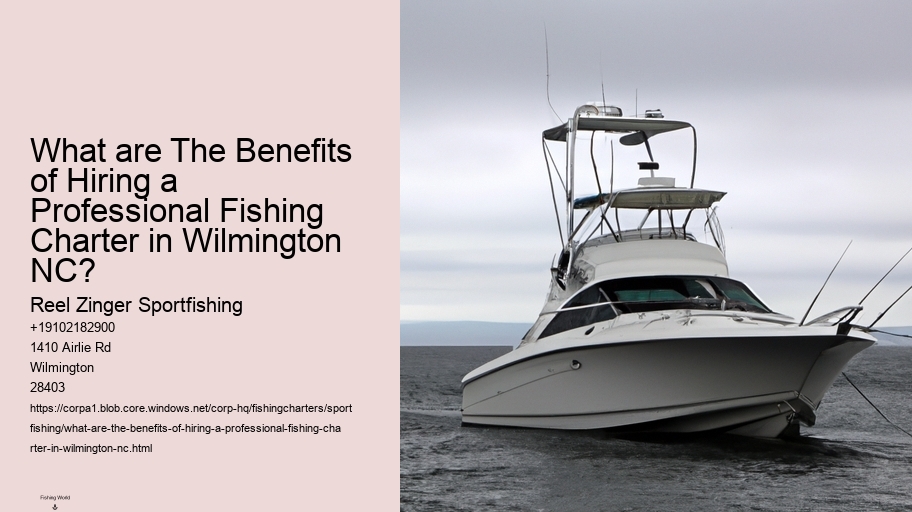 What are The Benefits of Hiring a Professional Fishing Charter in Wilmington NC? 