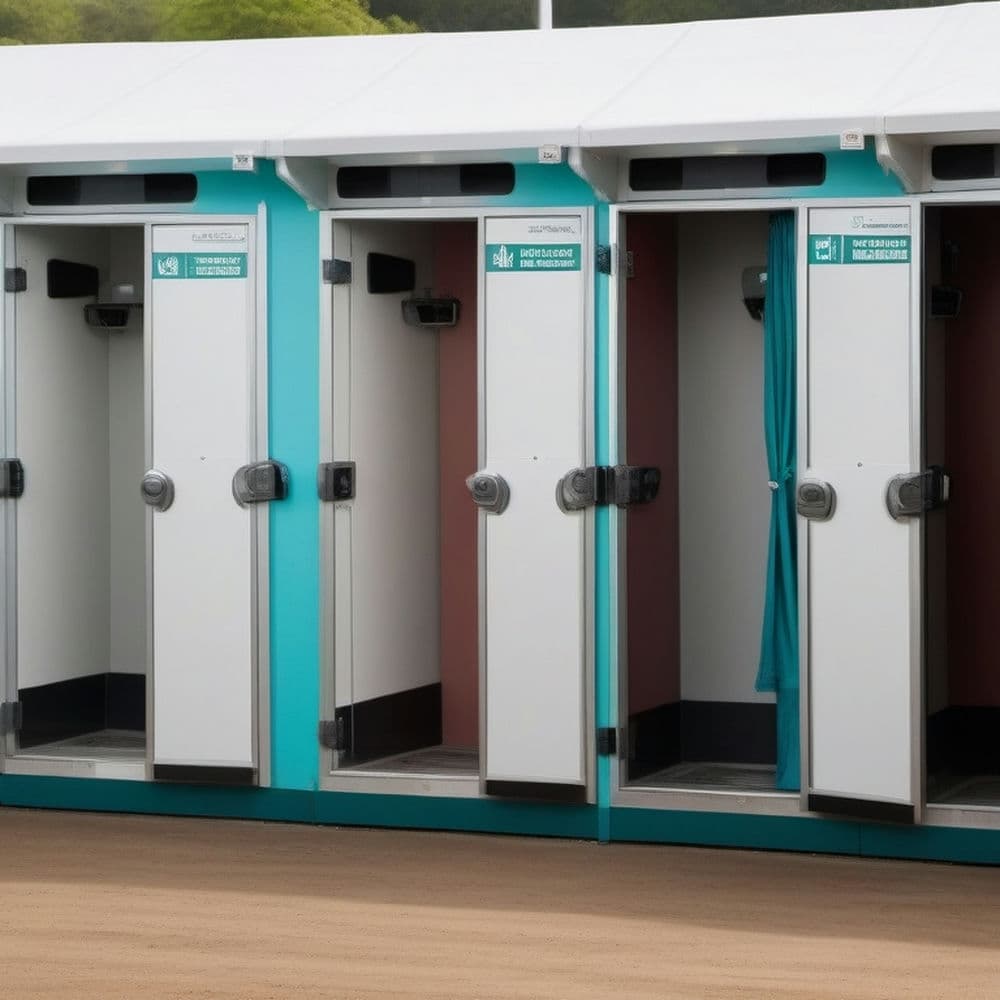 Comfort features that define our portable restrooms