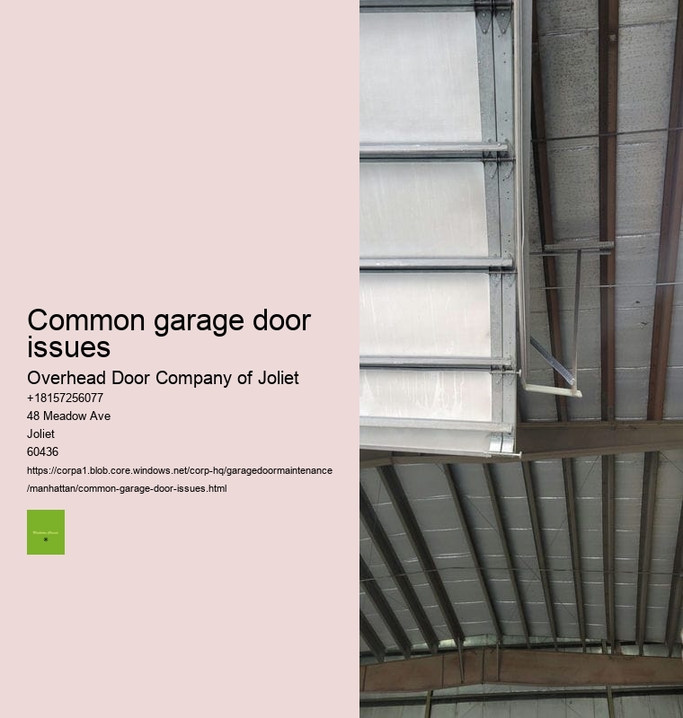 Common garage door issues