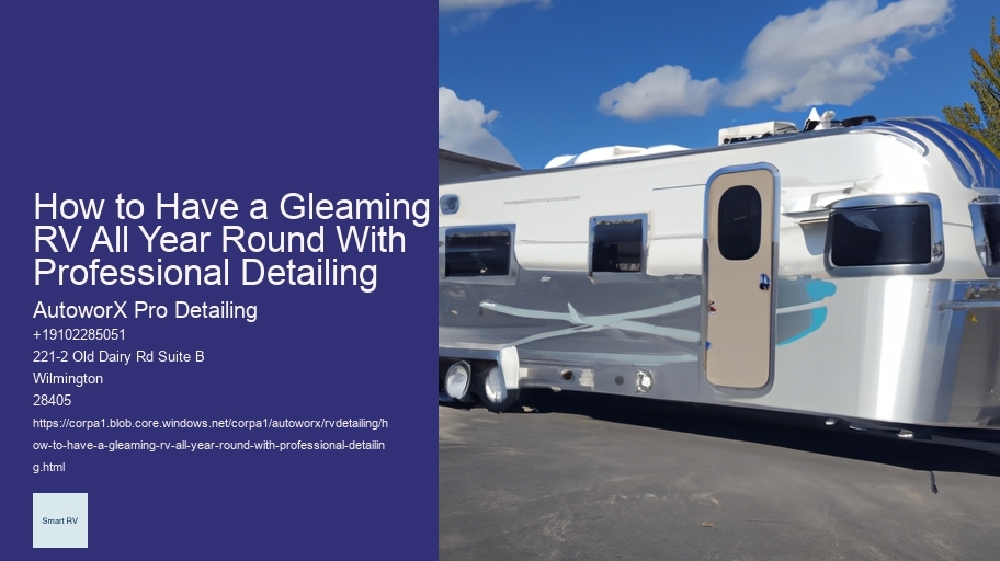 How to Have a Gleaming RV All Year Round With Professional Detailing 