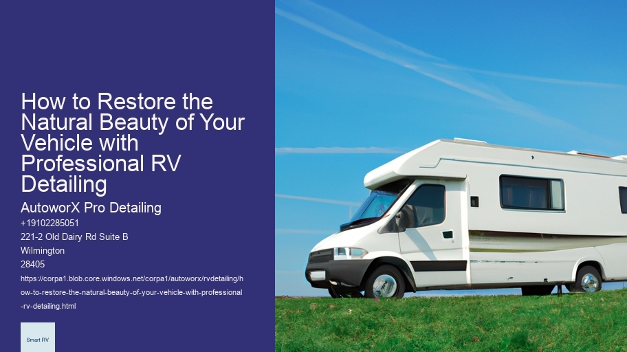 How to Restore the Natural Beauty of Your Vehicle with Professional RV Detailing 