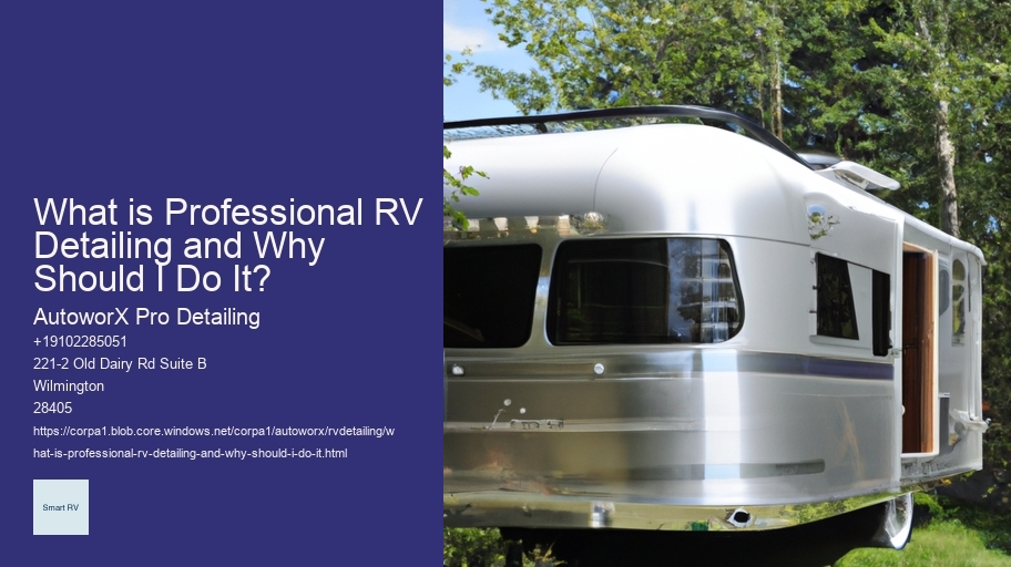 What is Professional RV Detailing and Why Should I Do It? 