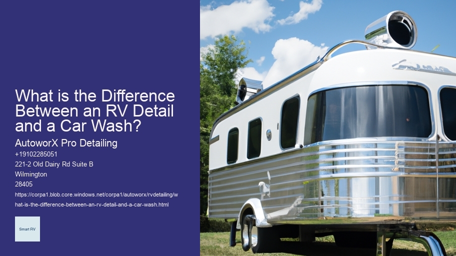 What is the Difference Between an RV Detail and a Car Wash? 