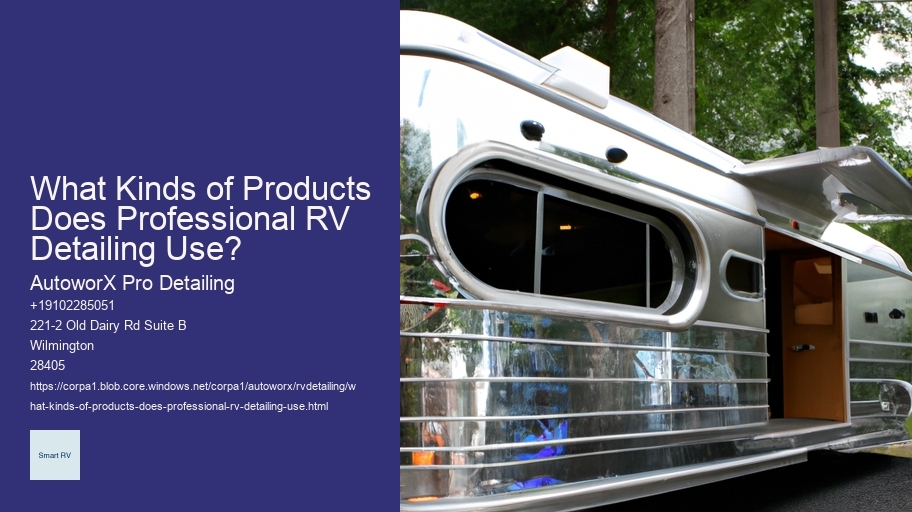 What Kinds of Products Does Professional RV Detailing Use? 