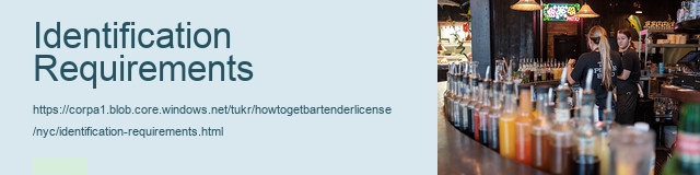 Identification Requirements